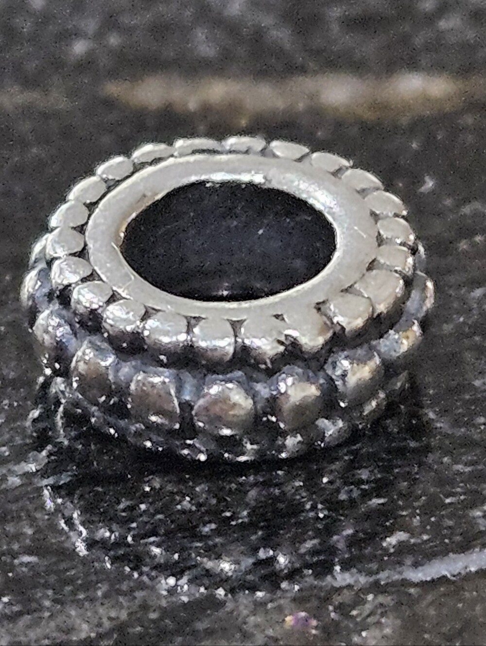 PANDORA "Tires" Line of Dots Spacer No. 790244